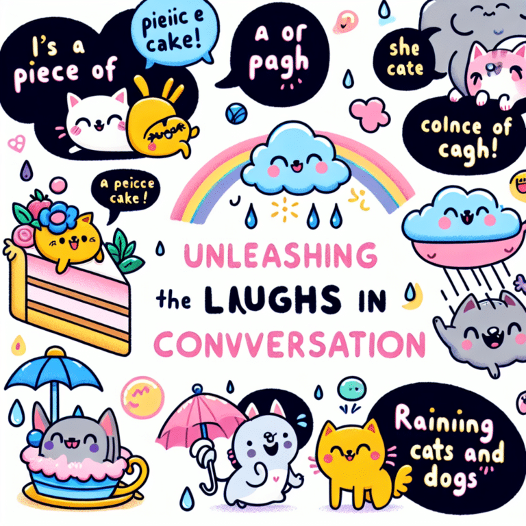 Unleashing the Laughs with Cute Idioms in Conversation