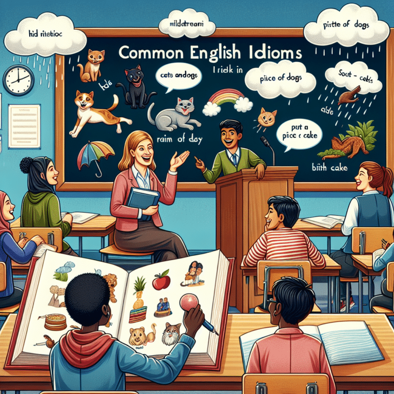 Understanding Common English Idioms and What They Mean