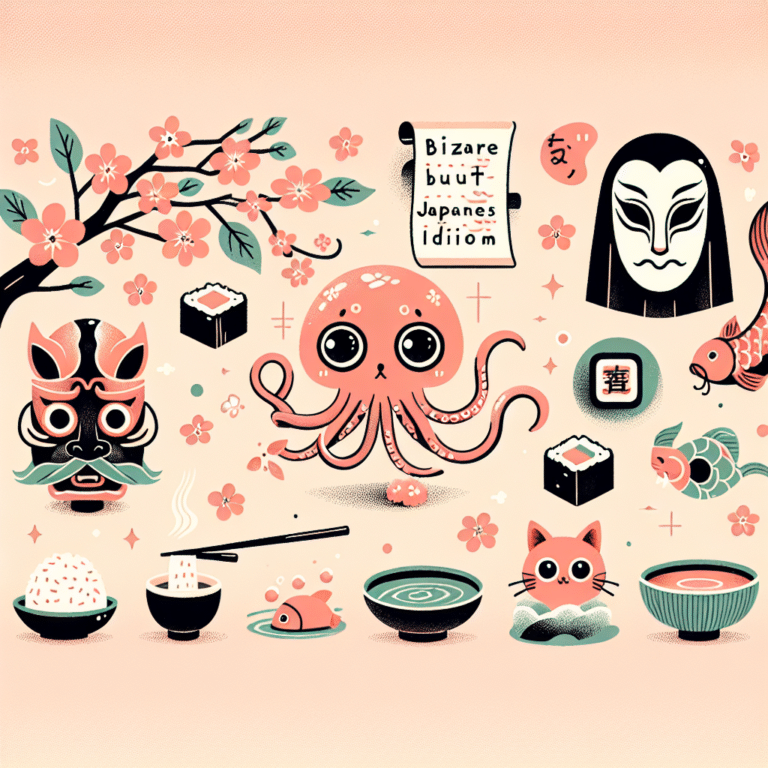Bizarre but Adorable Japanese Idioms